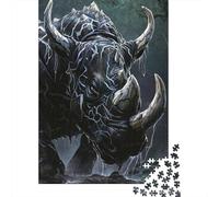 1000 Pieces Puzzles for Adults Graffiti Elephant Buddha Jigsaw Puzzles for Adults Cardboard Puzzles Educational PuzzleFamilyGame 1000pcs (75x50cm)