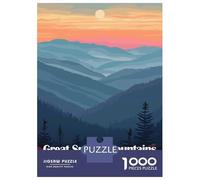 1000 Pieces Puzzles for Adults Great Smoky Mountains National Park Puzzle for Adults Toy Wall Decor Analysis And Logic Unique Gifts for Birthday And Christmas 70x50cm/1000pcs