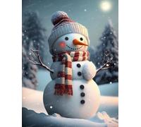 1000 Pieces Puzzles for Adults - Happy Christmas Snowman Puzzle Family Game Adult Decompression Child Education Gift for Intellective Educational Game,Gift