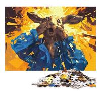 1000 Pieces Puzzles for Adults Hare Art Emotion Fright Jigsaw Puzzles for Adults And Wooden Puzzles Home Decoration 1000pcs (75x50cm)