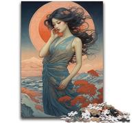 1000 Pieces Puzzles for Adults Harmony in Japanese Nature Perfect Decoration Brain Teaser Game Gifts for Women Men 38x52cm