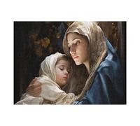 1000 Pieces Puzzles for Adults - Holy Virgin Mary with Child Jesus Fun Brain Puzzle Lovers Challenging and Relaxing Gifts Idea