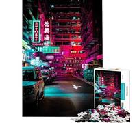 1000 Pieces Puzzles for Adults Hong Kong Adult Jigsaw Puzzle Brain Teaser Game Enhance Memory for Is Ideal As A Gifts (Size 50x75cm)