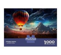 1000 Pieces Puzzles for Adults Hot Air Balloon Fantasy Landscape Puzzle for Adults Toy Wall Decor Analysis And Logic Unique Gifts for Birthday And Christmas 38x26cm/1000pcs