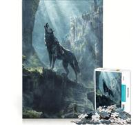 1000 Pieces Puzzles for Adults Howl of The Ancients, Educational Game, Train Your Brain And Hands, Improving Love between Couples (38x26cm)