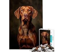 1000 Pieces Puzzles for Adults Hungarian Vizsla Brain Teaser Game Toys Educational Games Birthday Gifts Analysis And Logic (Size 38x26cm)