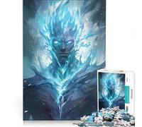 1000 Pieces Puzzles for Adults Ice Elemental Male, Educational Game, Train Your Brain And Hands, Improving Love between Couples (38x52cm)