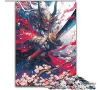 1000 Pieces Puzzles for Adults Japanese Ninja Samurai Jigsaw Puzzles for Adults 1000 Piece Family Bonding Activity, Unique Gift for Holidays & Birthdays (Size 26x38cm)