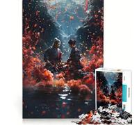 1000 Pieces Puzzles for Adults Japanese Samurai Freedom, Educational Game, Train Your Brain And Hands, Improving Love between Couples (38x52cm)