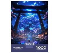 1000 Pieces Puzzles for Adults Japanese Tree of Life Puzzle for Adults Toy Wall Decor Analysis And Logic Unique Gifts for Birthday And Christmas 38x26cm/1000pcs