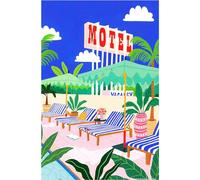 1000 Pieces Puzzles for Adults - Jessica Smith - Motelpool Puzzle Challenging Educational Toys Gifts for Home Decor Family Activities
