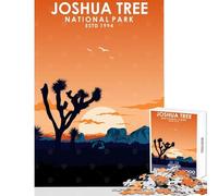 1000 Pieces Puzzles for Adults Joshua Tree National Park Fun Family Connection Activity Memorable Christmas Giftsing Option (38x26cm)