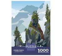 1000 Pieces Puzzles for Adults Kenai Fjords Alaska Jigsaw Puzzle Hands-on Game Home Decoration Unique Gifts for Birthday And Christmas 52x38cm/1000pcs