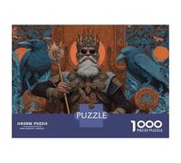 1000 Pieces Puzzles for Adults King's Majesty Throne Artwork Jigsaw Puzzle Hands-on Game Home Decoration Unique Gifts for Birthday And Christmas 52x38cm/1000pcs