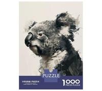 1000 Pieces Puzzles for Adults Koala Painting Art Jigsaws for Adults Relax Games Enhance Memory Unique Gifts for Birthday And Christmas 52x38cm/1000pcs