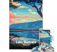 1000 Pieces Puzzles for Adults Lake Manyara National Park, Tanzania Toy Intellectual Game Educational Games But Fun And Humorous Secret Santa Gifts (size 38x52cm)