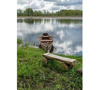 1000 Pieces Puzzles for Adults - Landscape Calm Lake Water White Cumulus Clouds and Reflections Jigsaw Puzzle - Family Entertainment Leisure Fun Interactive, Relaxing Holiday Puzzles