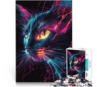 1000 Pieces Puzzles for Adults Lightning Cats Help the brain exercise addictive toys to cultivate patience 38x52cm Home Art Decor for Age 14 Years Up