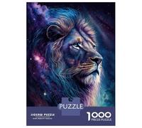 1000 Pieces Puzzles for Adults Lion Art Series Style 7 Adult Puzzles Brain Teaser Game Enhance Memory Unique Gifts for Birthday And Christmas 38x26cm/1000pcs