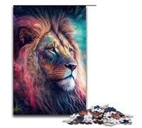1000 Pieces Puzzles for Adults Lion Decompressing Intellectual Educational Toy Gifts Ideas 75x50cm