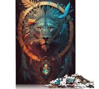 1000 Pieces Puzzles for Adults Lion Magical Realm Jigsaw Puzzles for Adults Woodenboard Puzzles Difficult And Challenge 1000pcs (75x50cm)