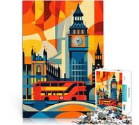 1000 Pieces Puzzles for Adults London II Anspruchsvoll, aber lustig und humorvoll einzigartiges Herausforderungsspiel38x26cm