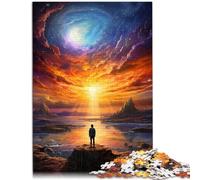 1000 Pieces Puzzles for Adults Looking at the world alone learning educational toys 26x38cm Unique Birthday and Gifts for ages 14+