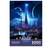1000 Pieces Puzzles for Adults Love City Romance Night Puzzle for Adults Toy Wall Decor Analysis And Logic Unique Gifts for Birthday And Christmas 70x50cm/1000pcs