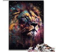 1000 Pieces Puzzles for Adults Magic Lion Jigsaw Puzzles size 50x75cm for Teenagers & Teens, Ideal Birthday