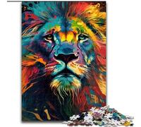 1000 Pieces Puzzles for Adults Magic Lion Wooden Jigsaw size 50x75cm Challenging Brain Teaser for Teenagers, Family Game Night Fun