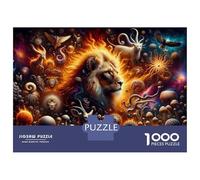 1000 Pieces Puzzles for Adults Magic Mushroom Artwork Jigsaw Puzzle Hands-on Game Home Decoration Unique Gifts for Birthday And Christmas 52x38cm/1000pcs
