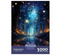 1000 Pieces Puzzles for Adults Magical Forest Pathway Puzzles for Adults Toy Wall Decor Wall Decoration Parent-child Interaction 70x50cm/1000pcs