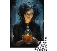 1000 Pieces Puzzles for Adults Magical Potion Bottle Puzzles for Adults Toy Wall Decor Wall Decoration Parent-child Interaction 52x38cm/1000pcs