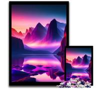 1000 Pieces Puzzles for Adults Majestic River View Jigsaw Puzzles for Adults Perfect for Christmas Halloween Easter New Year 1000 PCS(75x50cm)