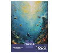 1000 Pieces Puzzles for Adults Marine Life Mosaic Puzzle for Adults Toy Wall Decor Analysis And Logic Unique Gifts for Birthday And Christmas 70x50cm/1000pcs