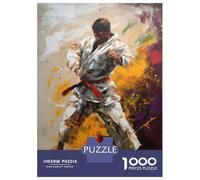 1000 Pieces Puzzles for Adults Martial Arts Excellence Puzzles for Adults Hands-on Game But Fun And Humorous Parent-child Interaction 38x26cm/1000pcs