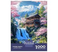 1000 Pieces Puzzles for Adults Mount Fujis Peaceful Retreat Jigsaw for Adults Anti-Stress Toys Difficult Hard Difficult And Challenge 38x26cm/1000pcs