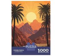 1000 Pieces Puzzles for Adults Mount Sinai Sunset Puzzles for Adults Toy Wall Decor Wall Decoration Parent-child Interaction 38x26cm/1000pcs