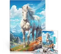 1000 Pieces Puzzles for Adults Mountain Majesty Spielzeug-Intellektuelles Spiel Wunschliste mit dem Weihnachtsmann52x38cm