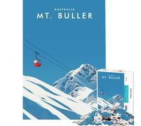 1000 Pieces Puzzles for Adults Mt Buller Australia Brain Intelligence Challenge Addictive Toys Fun Games Family Activities Secret Santa Gifts (Size 38x52cm)