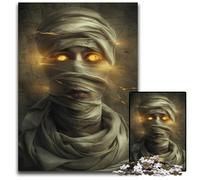 1000 Pieces Puzzles for Adults Mummy Zombie Cardboard Jigsaw Puzzles Adult Game Gift Family Interactive Game Brain Challenge Gift 26X38CM