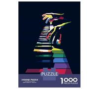 1000 Pieces Puzzles for Adults Music Is Medicine Jigsaw Puzzle Hands-on Game Home Decoration Unique Gifts for Birthday And Christmas 52x38cm/1000pcs
