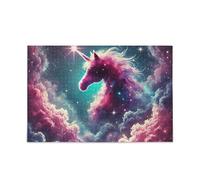 1000 Pieces Puzzles for Adults - Mystic Galaxy Unicorn Fantasy Vibrant Design Fun Family Activity Gift for Women Men,Perfect for Relaxation and Home Wall Decor