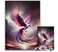 1000 Pieces Puzzles for Adults Mystical Phoenix Bird Puzzles for Adults for TeenagersTeens Ideal BirthdayHoliday Gift 1000 PCS(38x26cm)