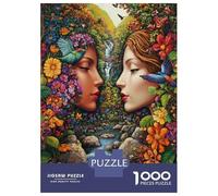 1000 Pieces Puzzles for Adults Nature's Harmony A Lush Garden Scene Jigsaw for Adults Family Games Difficult Challenge Unique Gifts for Birthday And Christmas 52x38cm/1000pcs