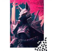 1000 Pieces Puzzles for Adults Neon Warrior Jigsaw Puzzles for Adults Woodenboard Puzzles Difficult And Challenge 1000pcs (75x50cm)