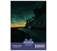 1000 Pieces Puzzles for Adults Night Drive on Winding Road Jigsaw Puzzle Hands-on Game Home Decoration Unique Gifts for Birthday And Christmas 38x26cm/1000pcs