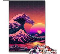 1000 Pieces Puzzles for Adults Ocean Wave Japan Jigsaw Puzzles for Adults 1000 Piece An for Christmas Or Birthdays Size 26X38CM