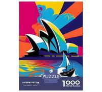 1000 Pieces Puzzles for Adults Opera Sydney Colors PopArt Jigsaw for Adults Anti-Stress Toys Difficult Hard Difficult And Challenge 70x50cm/1000pcs