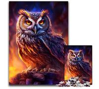 1000 Pieces Puzzles for Adults Owl cardboard Jigsaw Puzzles Home Activity for Holidays, Birthdays, And Family Game Nights 26X38CM/10.23x14.96inch